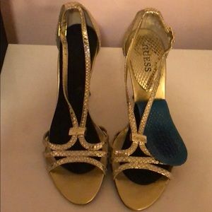 Guess Gold heels